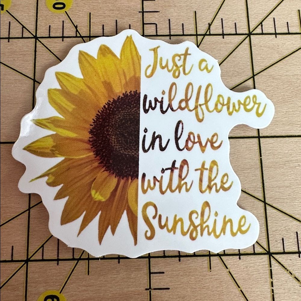 💜13/$13 +Bundle Sticker Sale | Sunshine Sunflower Flowers Waterproof Sticker